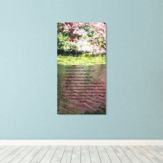 Narben Leinwanddruck (Insitu (Holzboden))