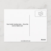 Narben oder Karotten Postkarte (Rückseite)