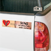 Narben sind Tätowierungen mit besseren Geschichten Autoaufkleber (Auf Lkw)