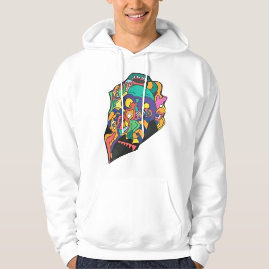 Narbengesicht Hoodie (Vorderseite)