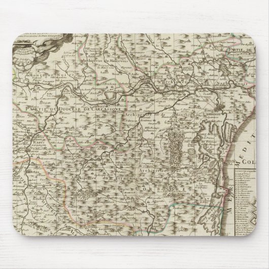 Narbonne Frankreich 2 Mousepad (Vorne)