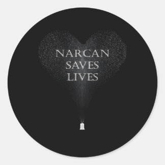 Narcan Rette Opioide Crisis Epidemic Addiction Rec Runder Aufkleber