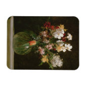 Narcisses Blancs, Jacinthes et Tulipes, 1864 Magnet (Horizontal)