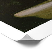 Narcisses Blancs, Jacinthes et Tulipes, 1864 Poster (Ecke)