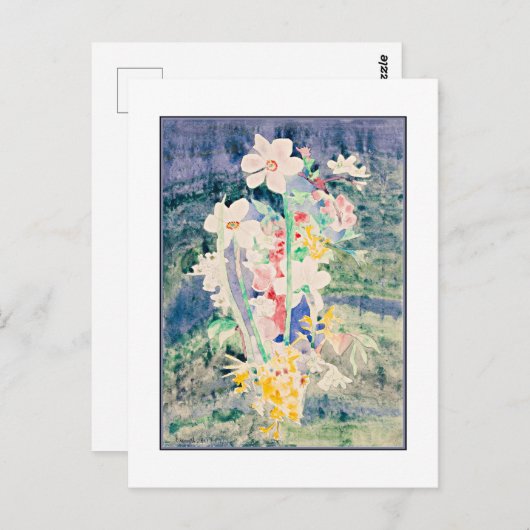 Narcissi, Gemälde von Charles Demuth, Postkarte (Vorne/Hinten)