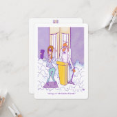 Narcissist Funny Flat Card Karte (Vorderseite/Rückseite Beispiel)