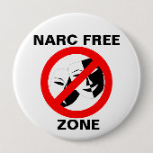 Narcissist/Narc Freihafengebiet-Knopf Button (Vorderseite)