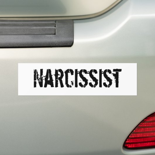 Narcissist (Stolz in selbst summierte in drei) auf Autoaufkleber (Auf Auto)