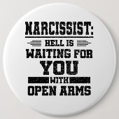 Narcissist Survivor Button (Vorderseite)