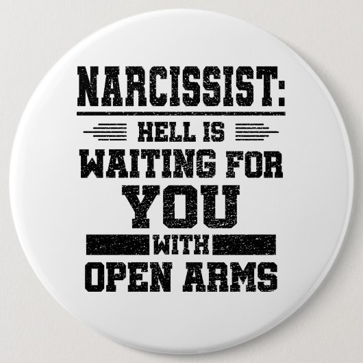 Narcissist Survivor Button (Vorderseite)