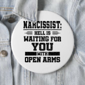 Narcissist Survivor Button (Beispiel)