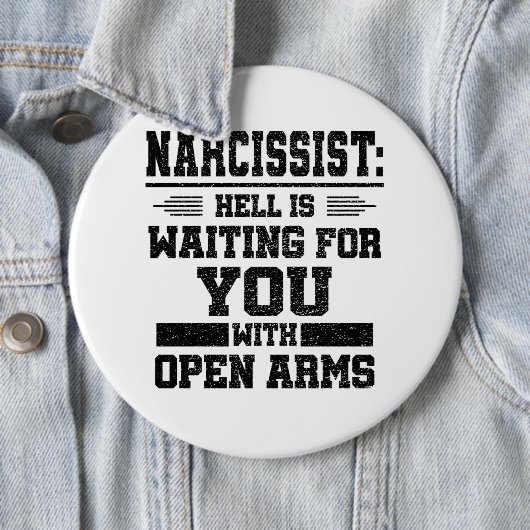 Narcissist Survivor Button (Beispiel)