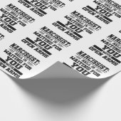 Narcissist Survivor Geschenkpapier (Ecke)