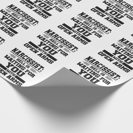 Narcissist Survivor Geschenkpapier (Ecke)
