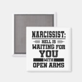 Narcissist Survivor Magnet (Vorderseite/Rückseite)