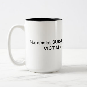 Narcissist-Tasse Zweifarbige Tasse