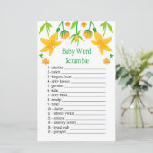 Narcissus Baby Word Rammspiel (Stehend Vorderseite)