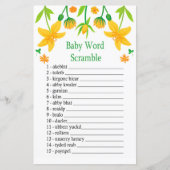 Narcissus Baby Word Rammspiel (Vorderseite)