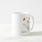 Narcissus Birth Month Flower Kaffeetasse (VorderseiteRechts)