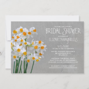Narcissus Bridal Dusche Einladungen
