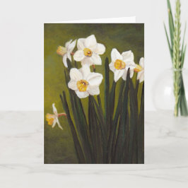 "Narcissus" Frühlingsblumen Kunst-Grußkarte Karte