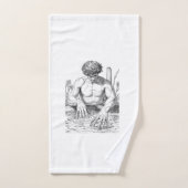 Narcissus Myth Minimalist Line Art Beach Towel Badhandtuch Set (Handtuch)