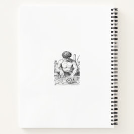 Narcissus Myth Minimalist Line Art Notebook Notizblock