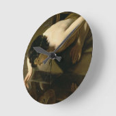 Narcissus Runde Wanduhr (Winkel)