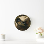 Narcissus Runde Wanduhr (Zuhause)