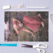 Narcissus von John William Waterhouse - 1912 Seidenpapier (Handwerk)