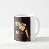 Narcissus von Michelangelo Merisi da Caravaggio Kaffeetasse (VorderseiteRechts)