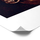 Narcissus von Michelangelo Merisi Da Caravaggio Poster (Ecke)