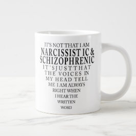 Narco Schizo Jumbo-Tasse