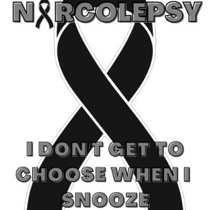 Narcolepsy Awareness Ribbon Kissen