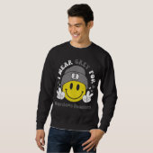 Narcolepsy Awareness Ribbon Support Geschenke Sweatshirt (Vorne ganz)