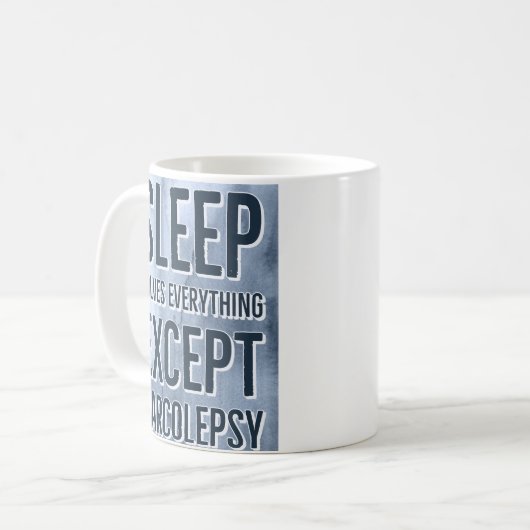 Narcolepsy Coffee Tasse (Vorderseite Links)