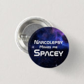 Narcolepsy macht mich zum Spacey Button (Vorne & Hinten)