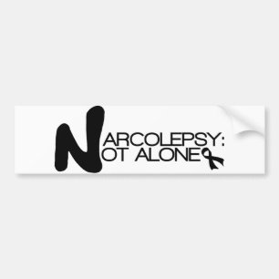 NARCOLEPSY: NICHT ALONE™ Autoaufkleber