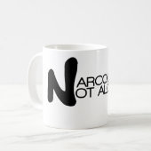 NARCOLEPSY: NICHT ALONE™ Klassiker-Tasse Kaffeetasse (Vorderseite Links)