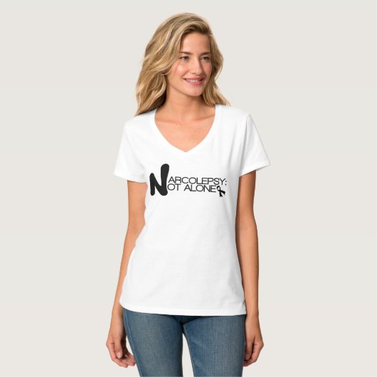 NARCOLEPSY: NICHT ALONE™ klassischer T-Shirt (Vorderseite Vollansicht)