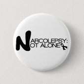 NARCOLEPSY: NICHT ALONE™ Knopf Button (Vorderseite)