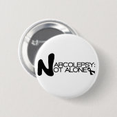 NARCOLEPSY: NICHT ALONE™ Knopf Button (Vorne & Hinten)