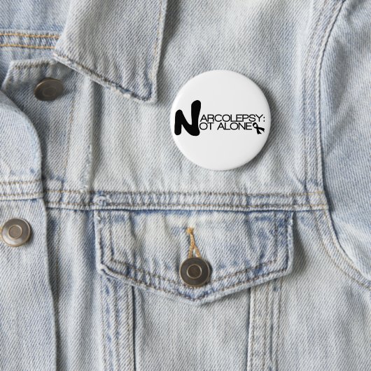 NARCOLEPSY: NICHT ALONE™ Knopf Button (Beispiel)
