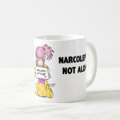 NARCOLEPSY: NICHT ALONE™ Spaß-Tasse Kaffeetasse (VorderseiteRechts)