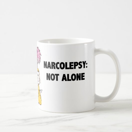 NARCOLEPSY: NICHT ALONE™ Spaß-Tasse Kaffeetasse (Rechts)