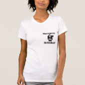 Narcolepsy Stinks Skunk Awareness Design T-Shirt (Vorderseite)
