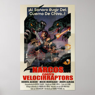 Narcos gegen Velocirrapperate Poster