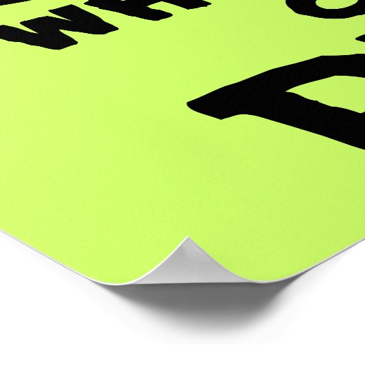 Narcosis Poster (Ecke)