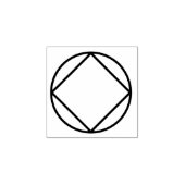 Narcotics Anonymes Symbol-Logo Gummistempel (Prägung)