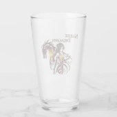 Naree-Drachen-Trinkgeschirr Glas (Rückseite)